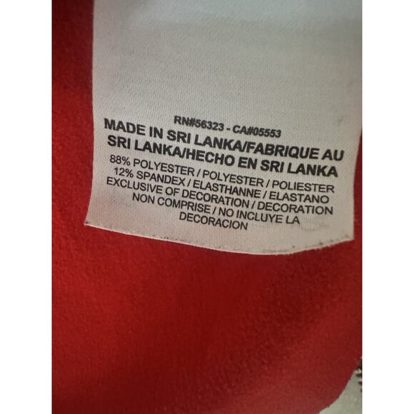 Nike Womens 3/4 Zip Red Track Jacket‎ Size Large - Picture 7 of 7